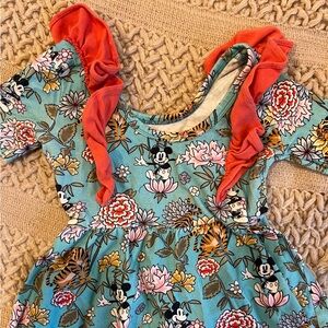 Disney Rags to Raches Floral Dress 3/4T